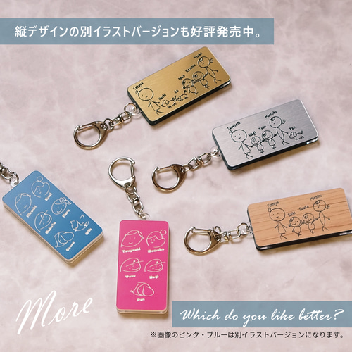 キーホルダー 名入れ 名前 Home Heart ツナグ 家族 ファミリー 敬老の