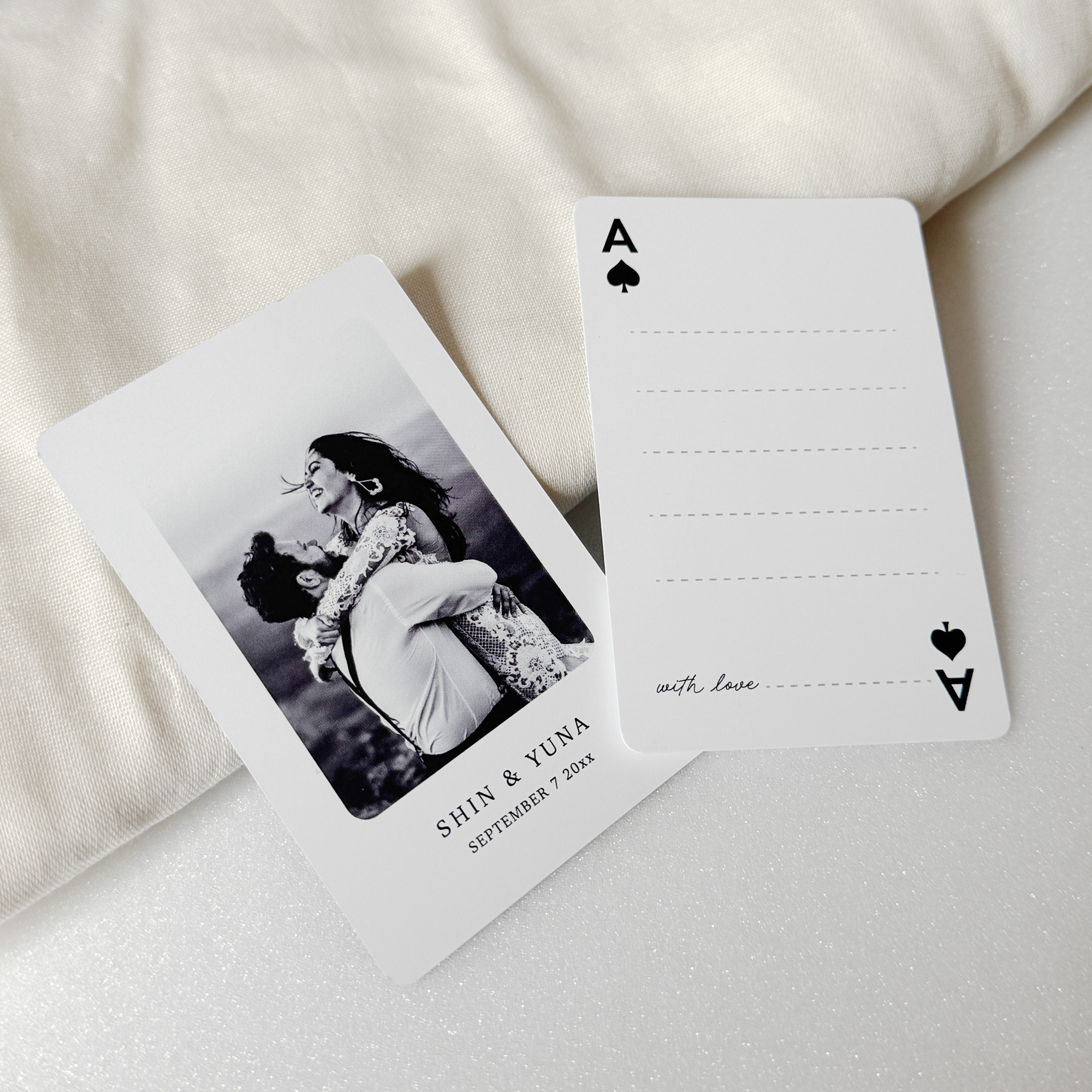 結婚式 オリジナルトランプ メッセージカード 寄せ書き 結婚証明書 署名 SS-010