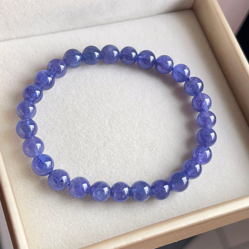 天然無処理 タンザナイト ブレスレット④ ブレスレット 天然石屋 通販