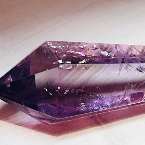 虹入り アメトリン　ポリッシュ　ポイント　原石　千層水晶 虹入り アメトリン ポリッシュ ポイント 原石 千層水晶 その他