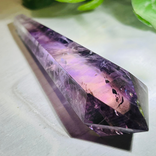 虹入り アメトリン　ポリッシュ　ポイント　原石　千層水晶 虹入り アメトリン ポリッシュ ポイント 原石 千層水晶 その他