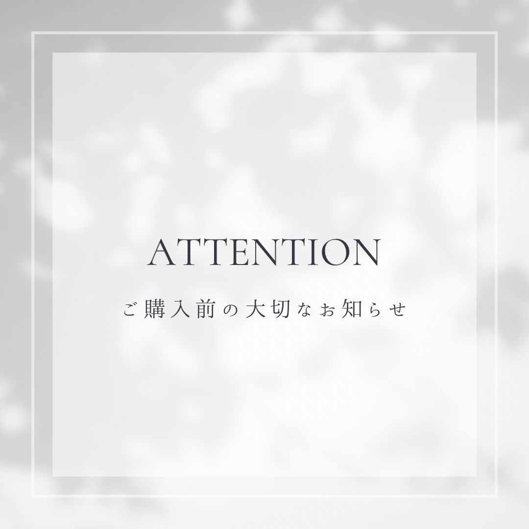 ご購入前にご一読ください