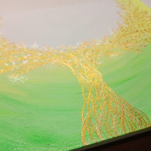 ヒーリング風水絵画＊煌めき陽光樹～太陽～希望の光 豊かさ 健康 仕事