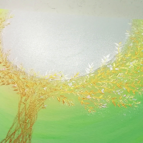 ヒーリング風水絵画＊煌めき陽光樹～太陽～希望の光 豊かさ 健康 仕事