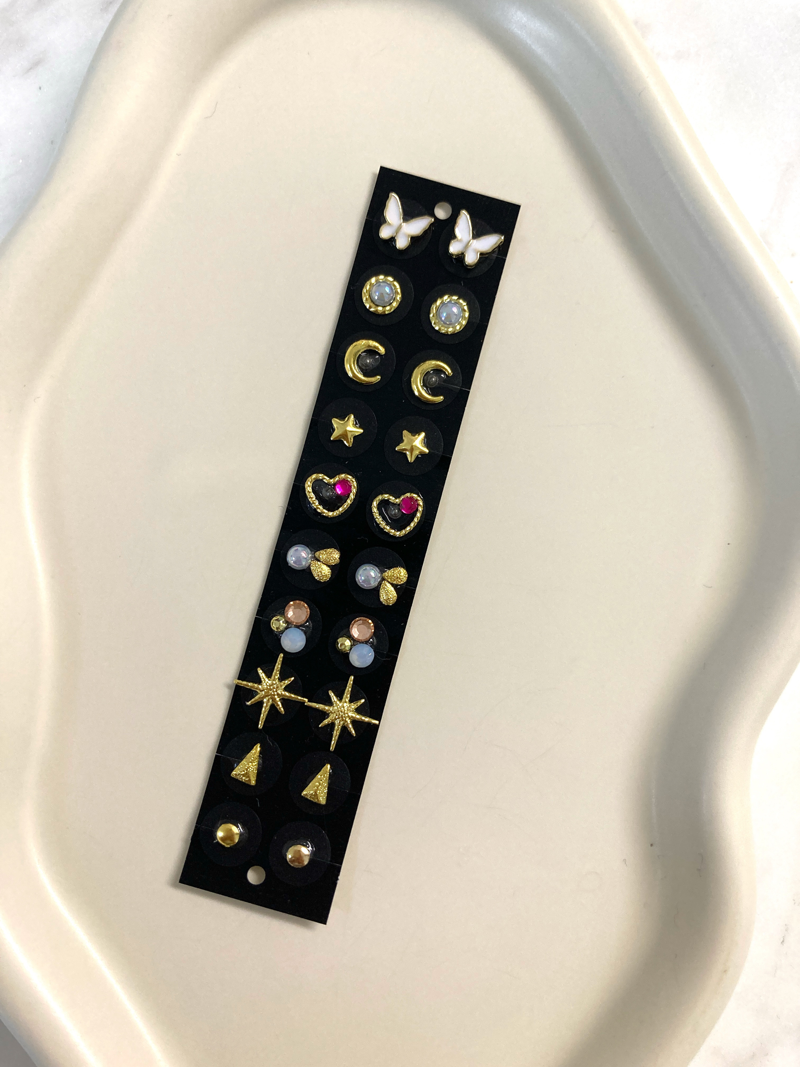 HM様　耳つぼジュエリー 20枚セット 耳ツボジュエリー20粒セット【金粒】 イヤリング