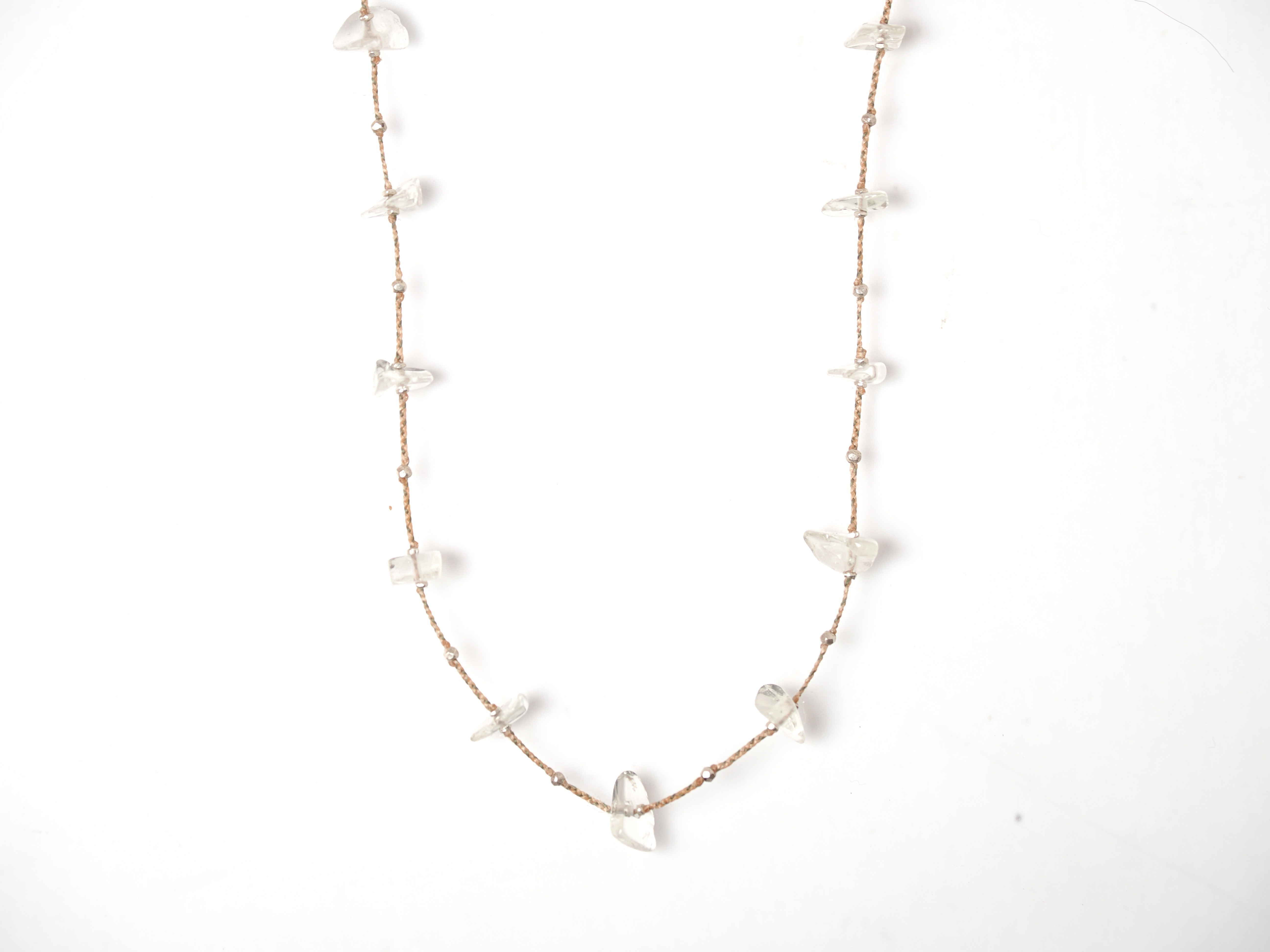 -Lybyan grass- code necklace