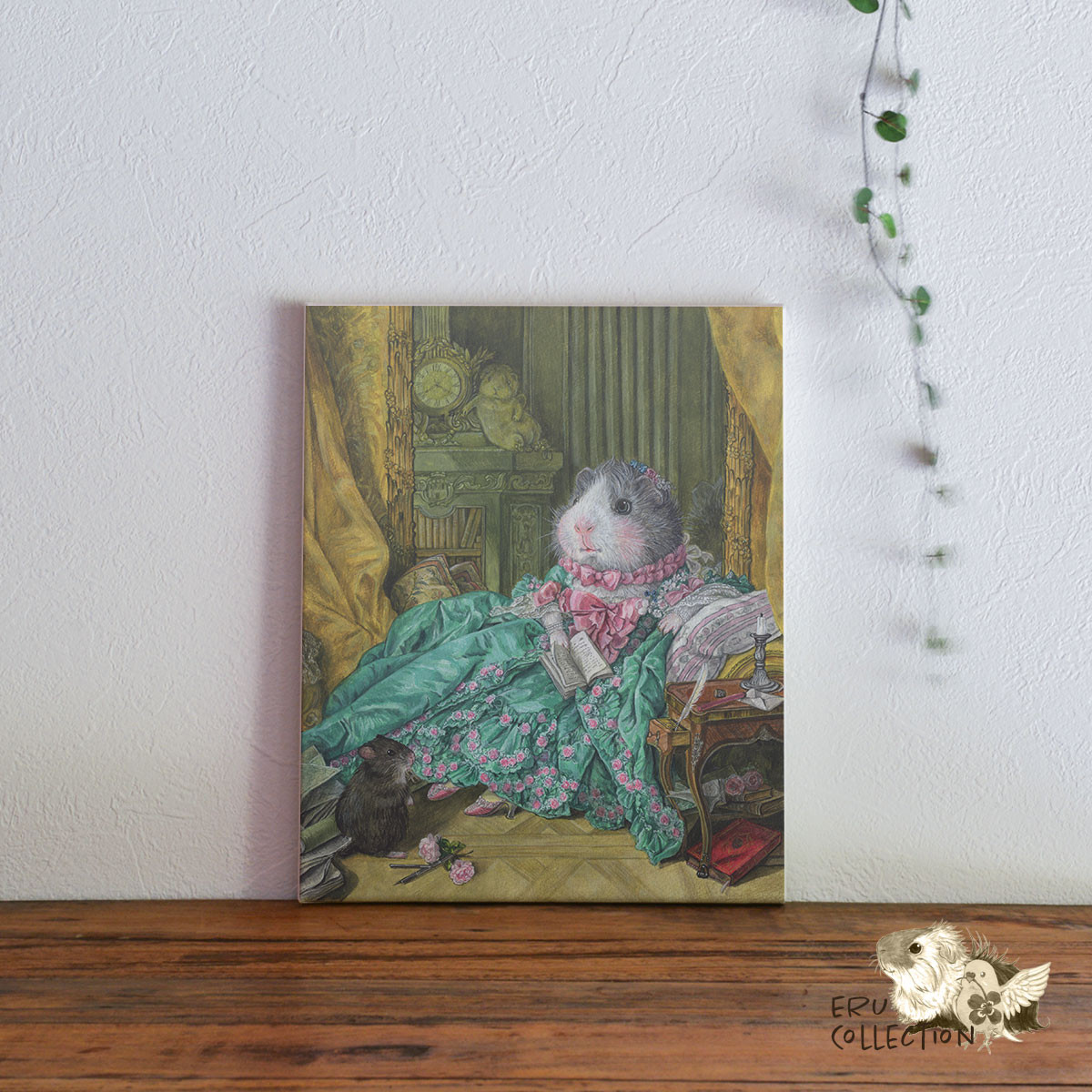 アートパネル モルモット 絵画 名画