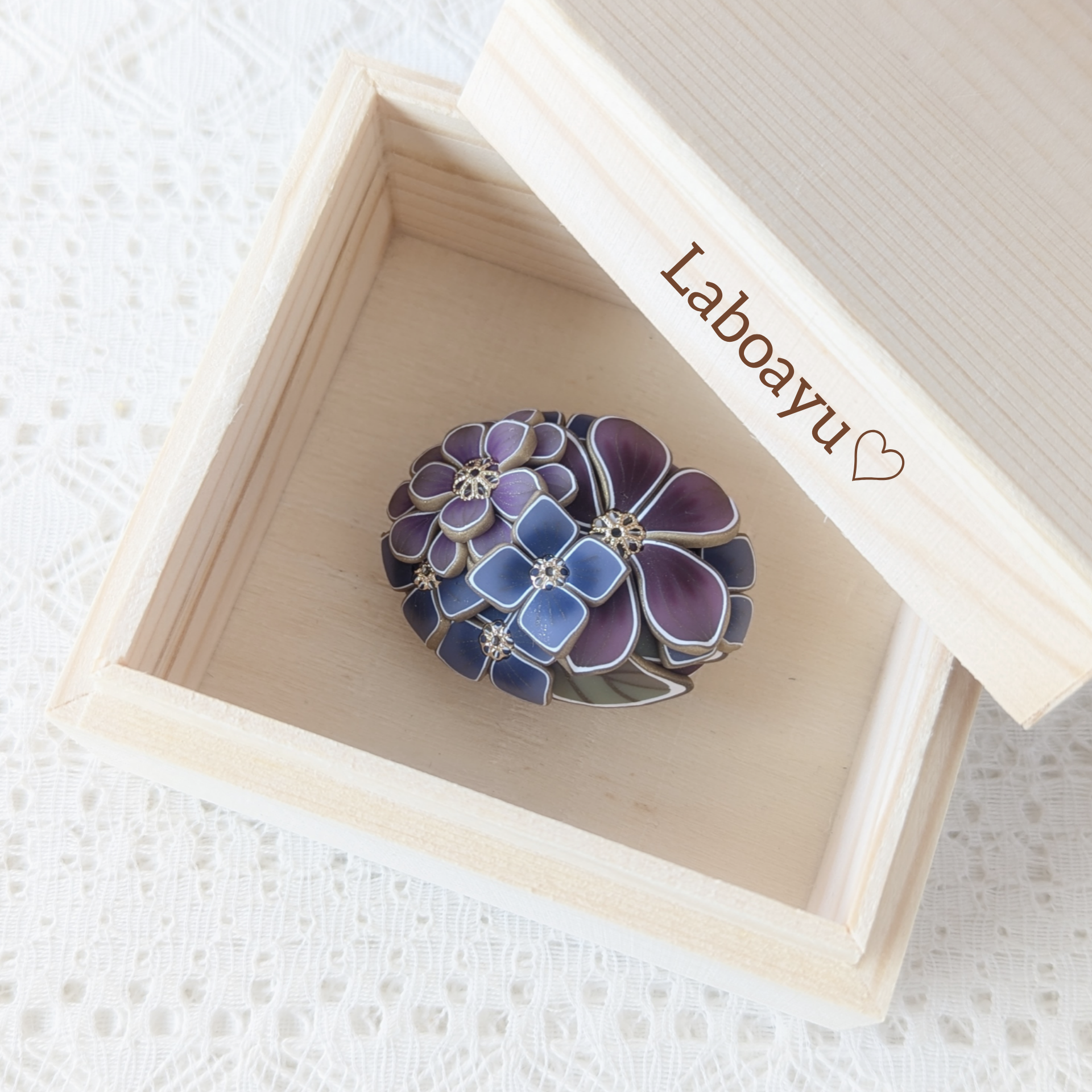 帯留め〈Bouquet・秋色ブーケ・盛り〉