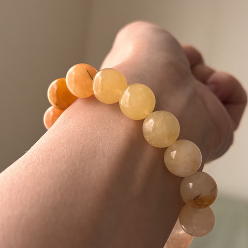 イエローカルサイト♡シトリン♡ブレス ブレスレット ventus 通販  