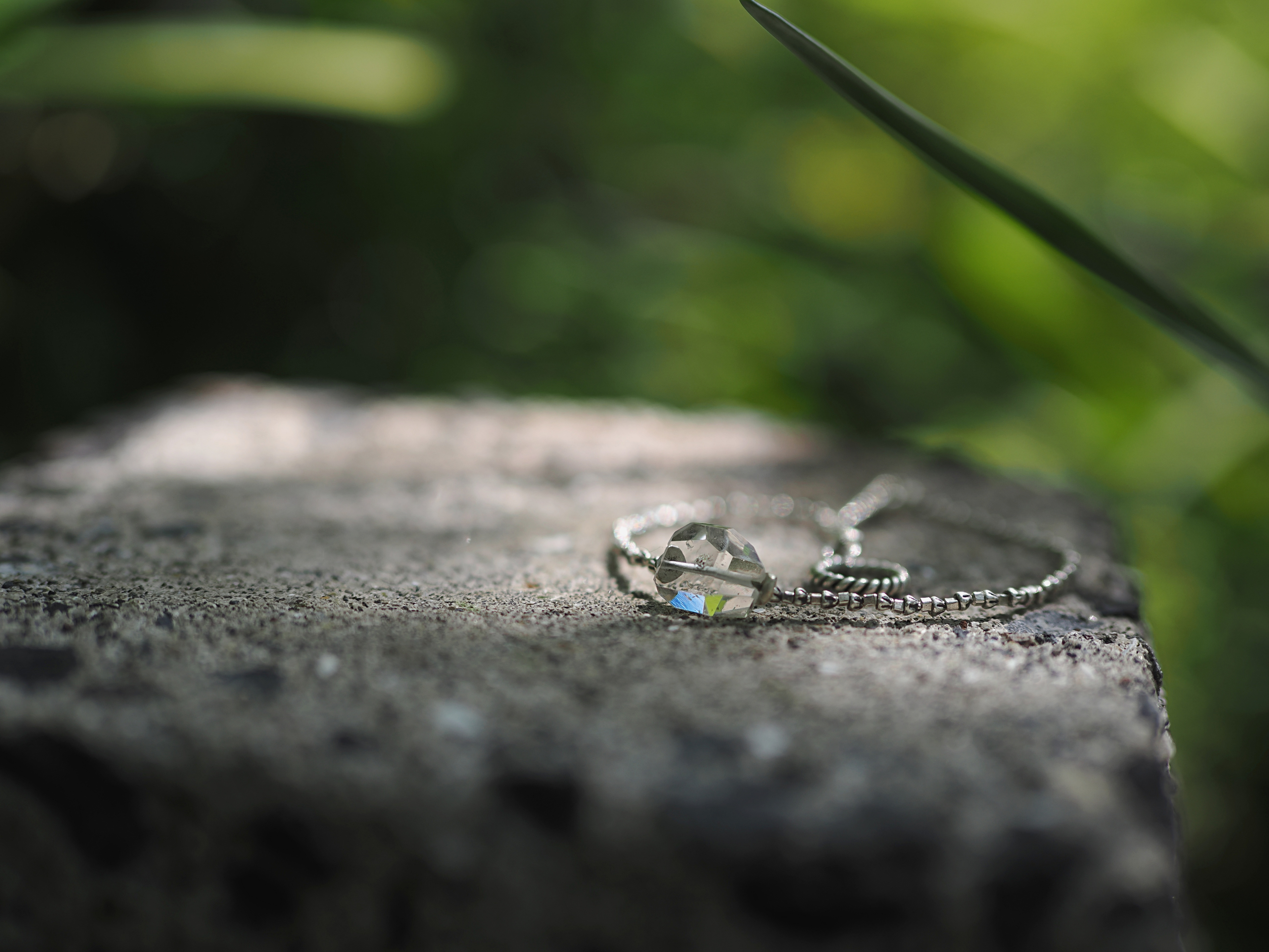 <MTO> -Herkimer diamond- silver bracelet