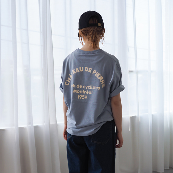 オーバーTシャツ CBC ゼニスブルー(半袖Tシャツ) 3枚目の画像
