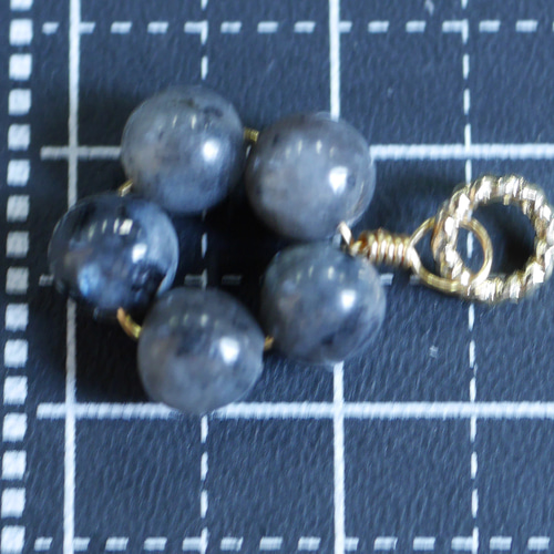 14KGF】フラワーモチーフラルビカイトの大人可愛いペンダントトップ