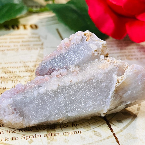 精霊を呼ぶ石✨ 変種 カクタスアメジスト サボテン水晶 ラフストーン