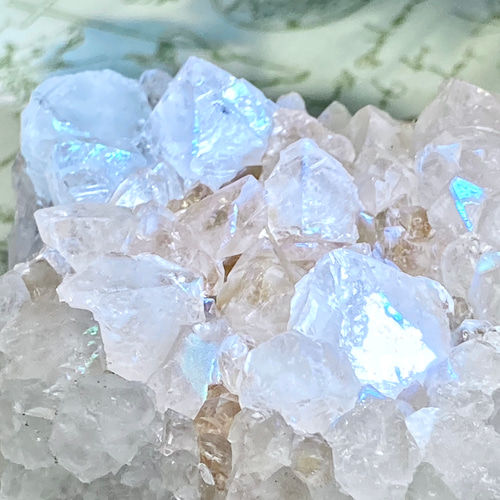 天からの祝福✨ アナンダライト 水晶 レインボークォーツ 原石