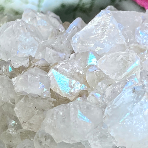 天からの祝福✨ アナンダライト 水晶 レインボークォーツ 原石