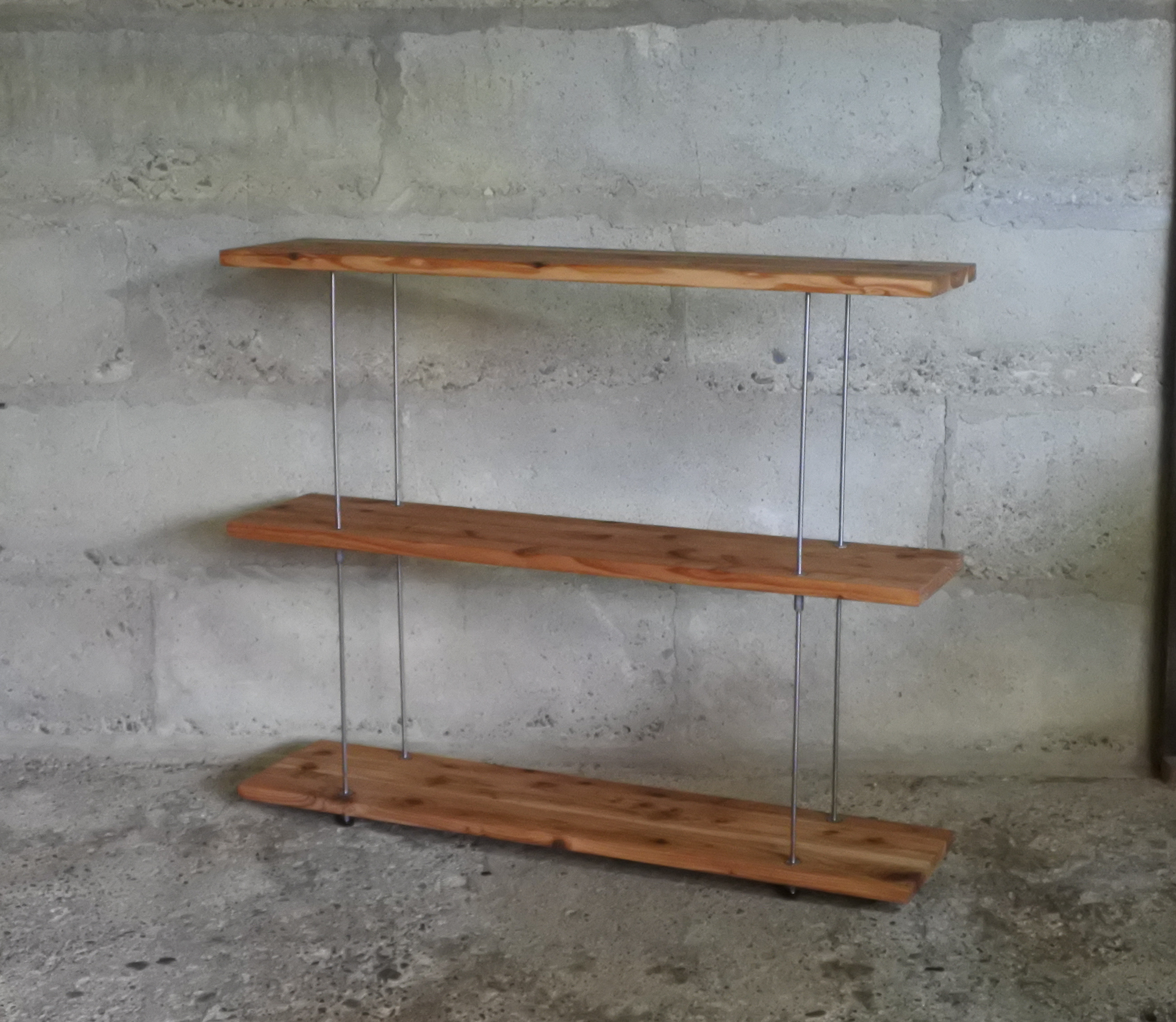 無垢材で作ったシェルフ 観葉植物 プラントシェルフ プランツ