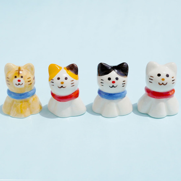 ねこちゃんとてるてる坊主パネル生地　ハンドメイド 選べる]ネコのてるてる坊主さん[人形 置物 猫] その他人形