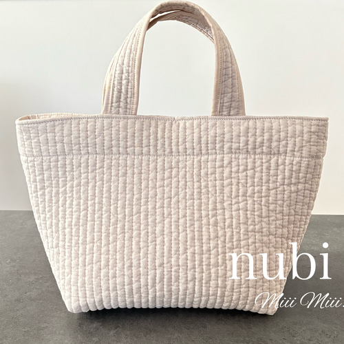 ヌビバッグ nubi トートバッグ イブルバッグ 韓国ヌビ カフェベージュ