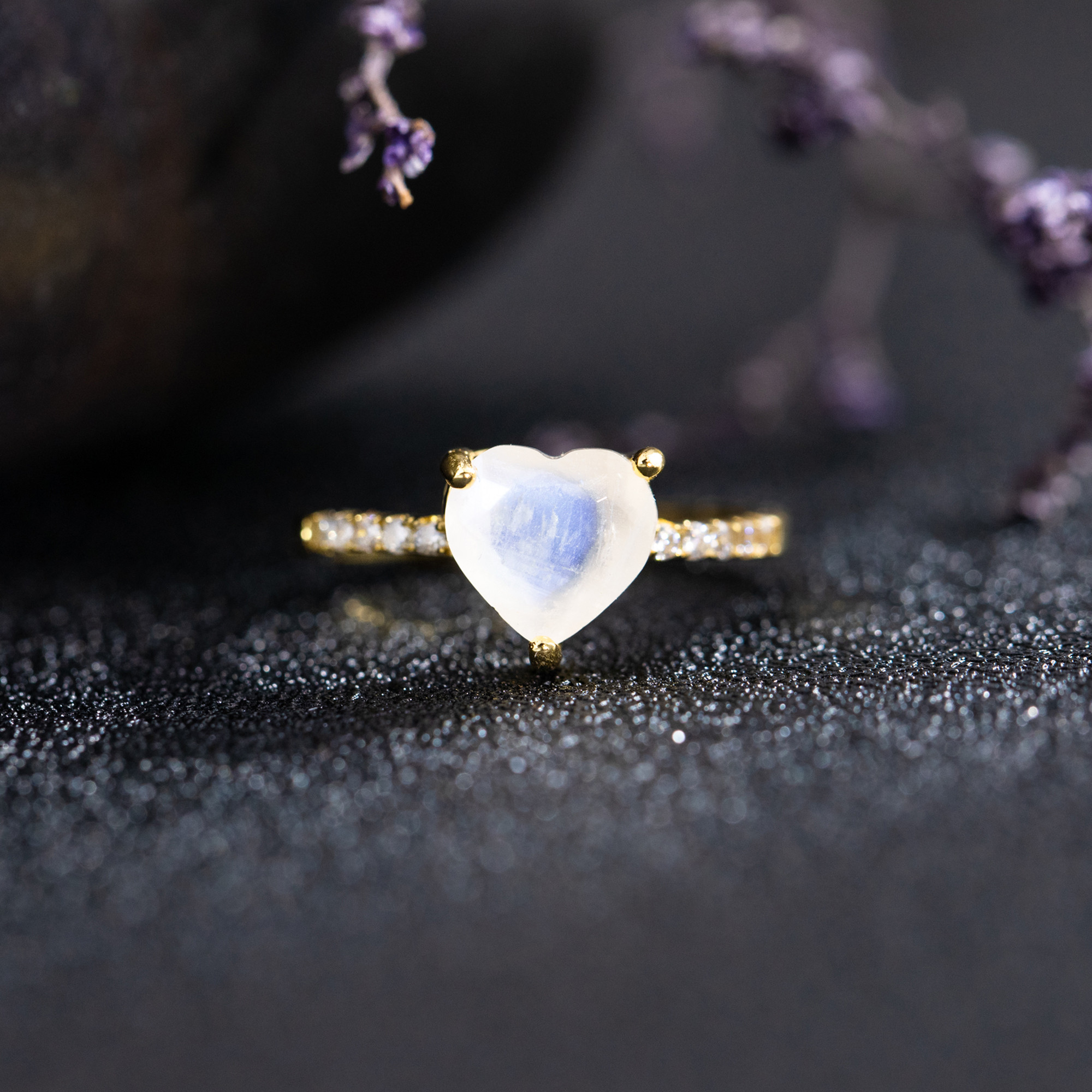 ムーンストーン silver 925 指輪 リング ss232 moonstone