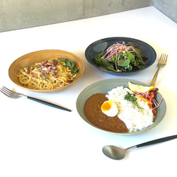 カレー皿 22cm 深皿 7color /r165 4枚目の画像