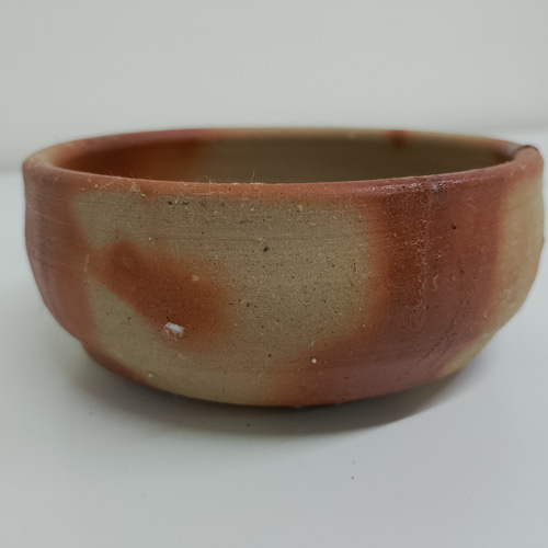 焼締】ペットのお皿(水皿・餌皿)犬猫 備前焼 緋襷 サイズ:中2 おもちゃ