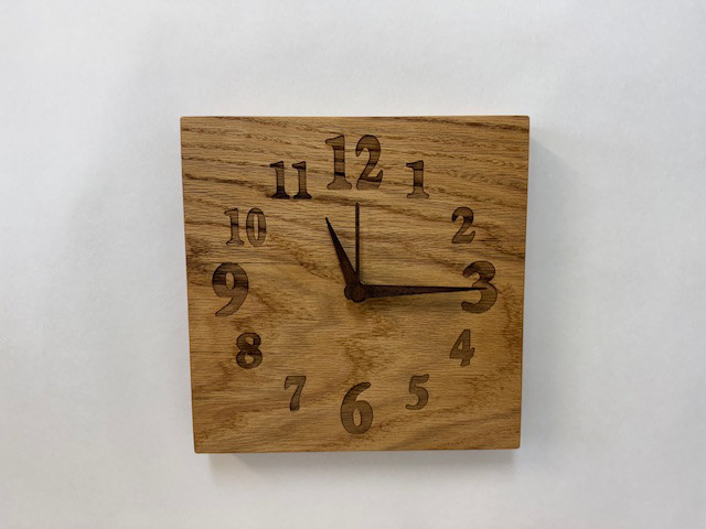 木の時計＜ナラ＞　壁掛け時計　nac-141
