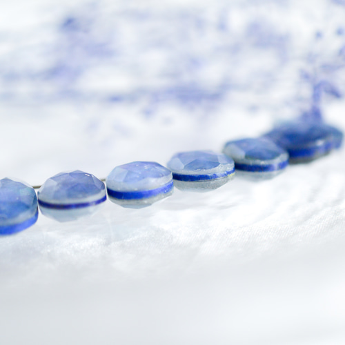 青の洞窟 -ラピスラズリ・水晶・マザーオブパールのトリプレット