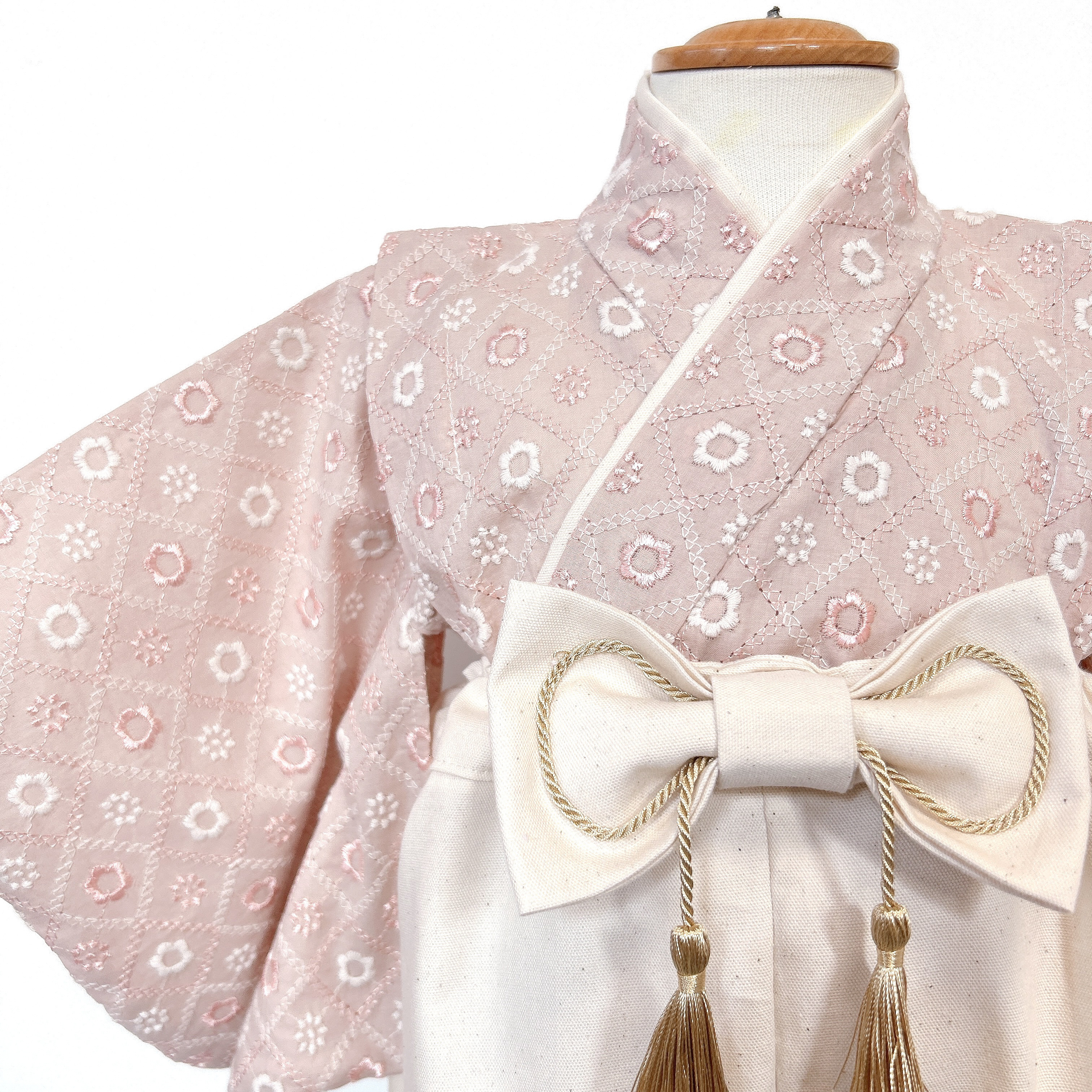 【60-100ワンサイズ】ベビー袴　ベビー着物　お食い初め　初節句