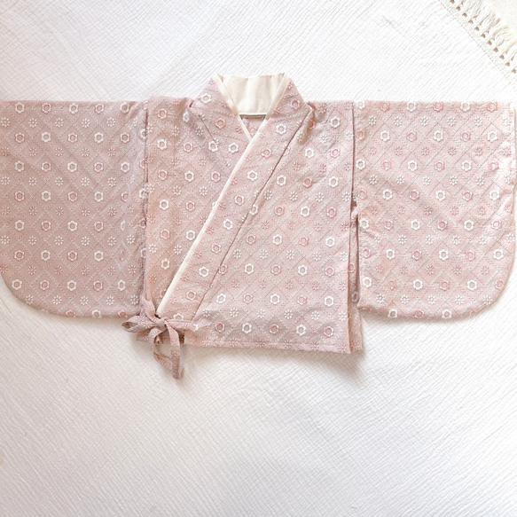 【60-100ワンサイズ】ベビー袴　ベビー着物　お食い初め　初節句 4枚目の画像