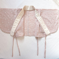 【60-100ワンサイズ】ベビー袴　ベビー着物　お食い初め　初節句 5枚目の画像