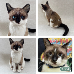 羊毛フェルト【オーダーメイド】うちの子オーダー✴︎ネコ＊ねこ＊猫＊ペット*ハンドメイド✴︎ペットロスペットロス 12枚目の画像
