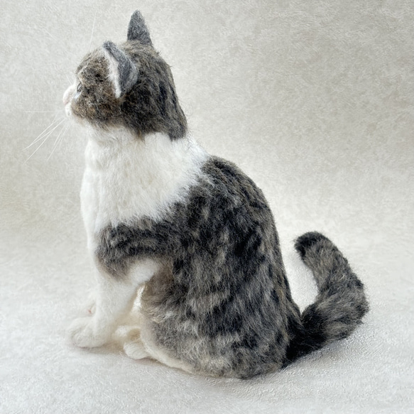 羊毛フェルト【オーダーメイド】うちの子オーダー✴︎ネコ＊ねこ＊猫＊ペット*ハンドメイド✴︎ペットロスペットロス 11枚目の画像
