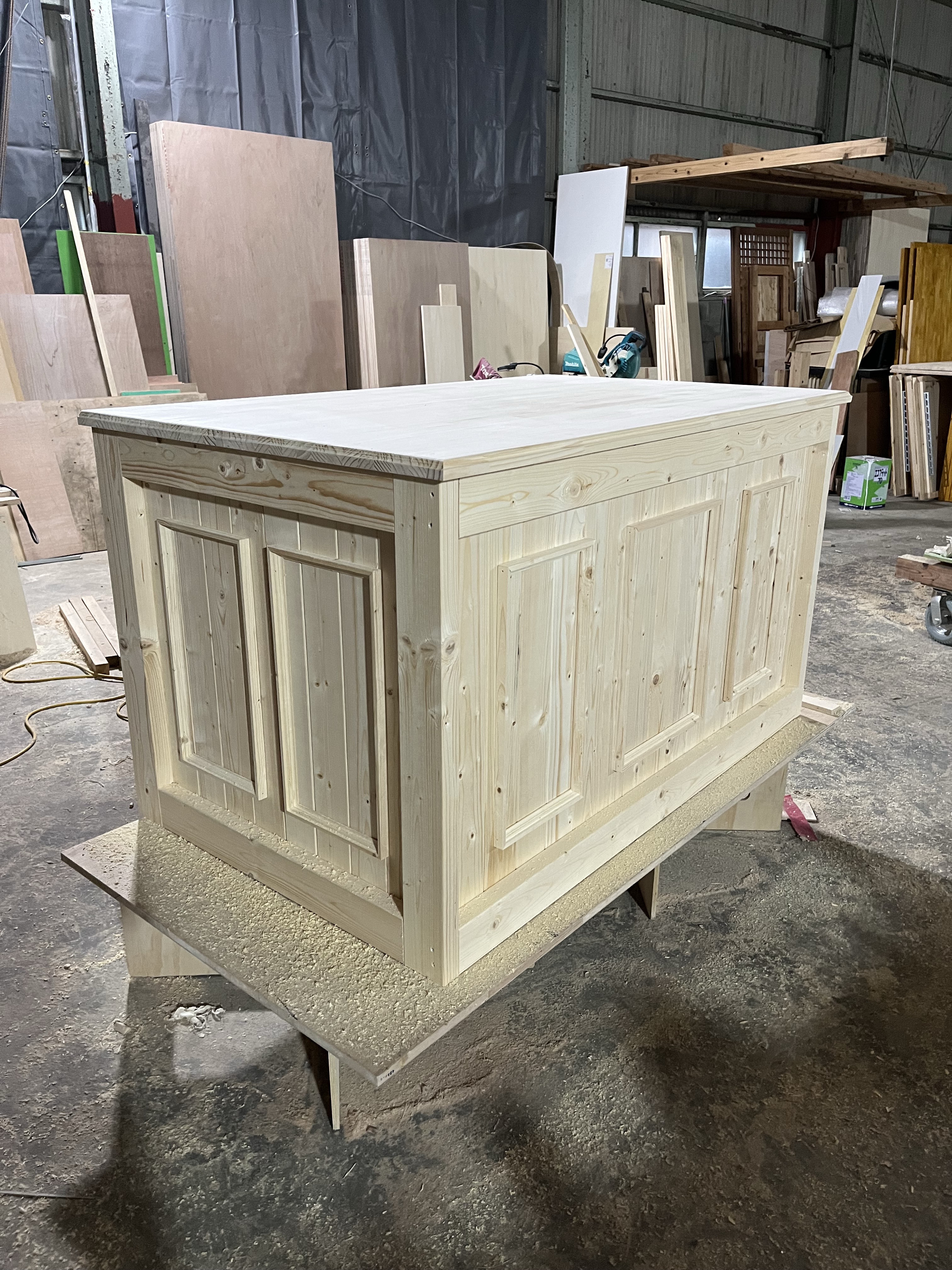 ワイド150  受付カウンター　テーブル　作業台　什器