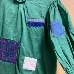 パッチワーク　シャツ 4枚目の画像