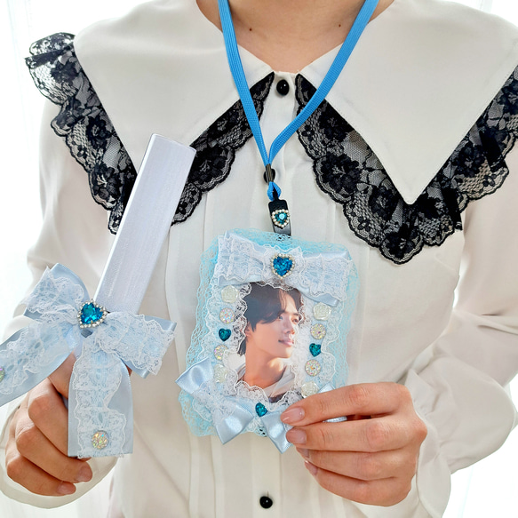 推し活グッズ トレカケース 硬質ケースデコ 推し色 キーホルダー