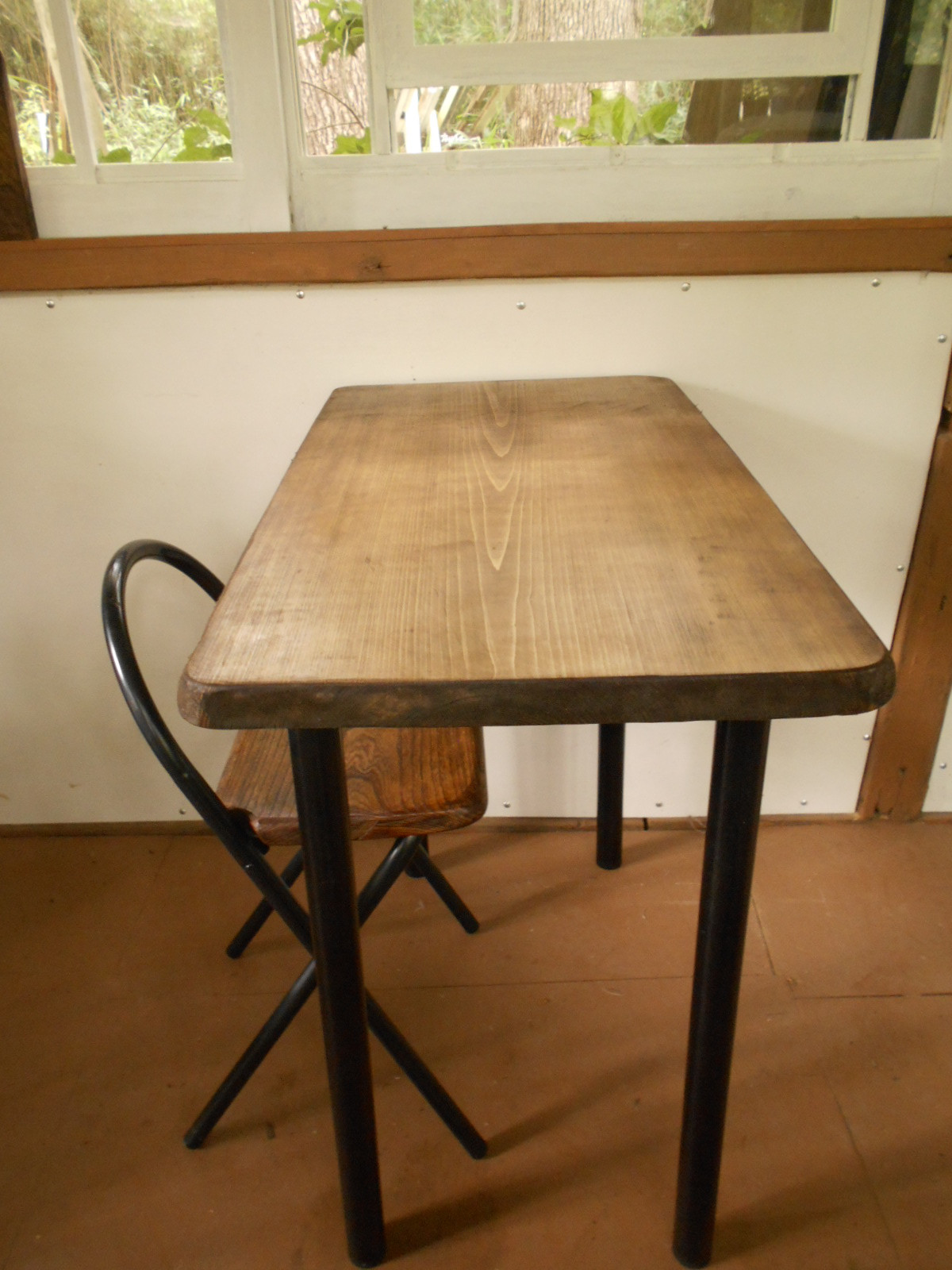 ひのきアイアンテーブル　06-26-3　 (テーブルのみ）