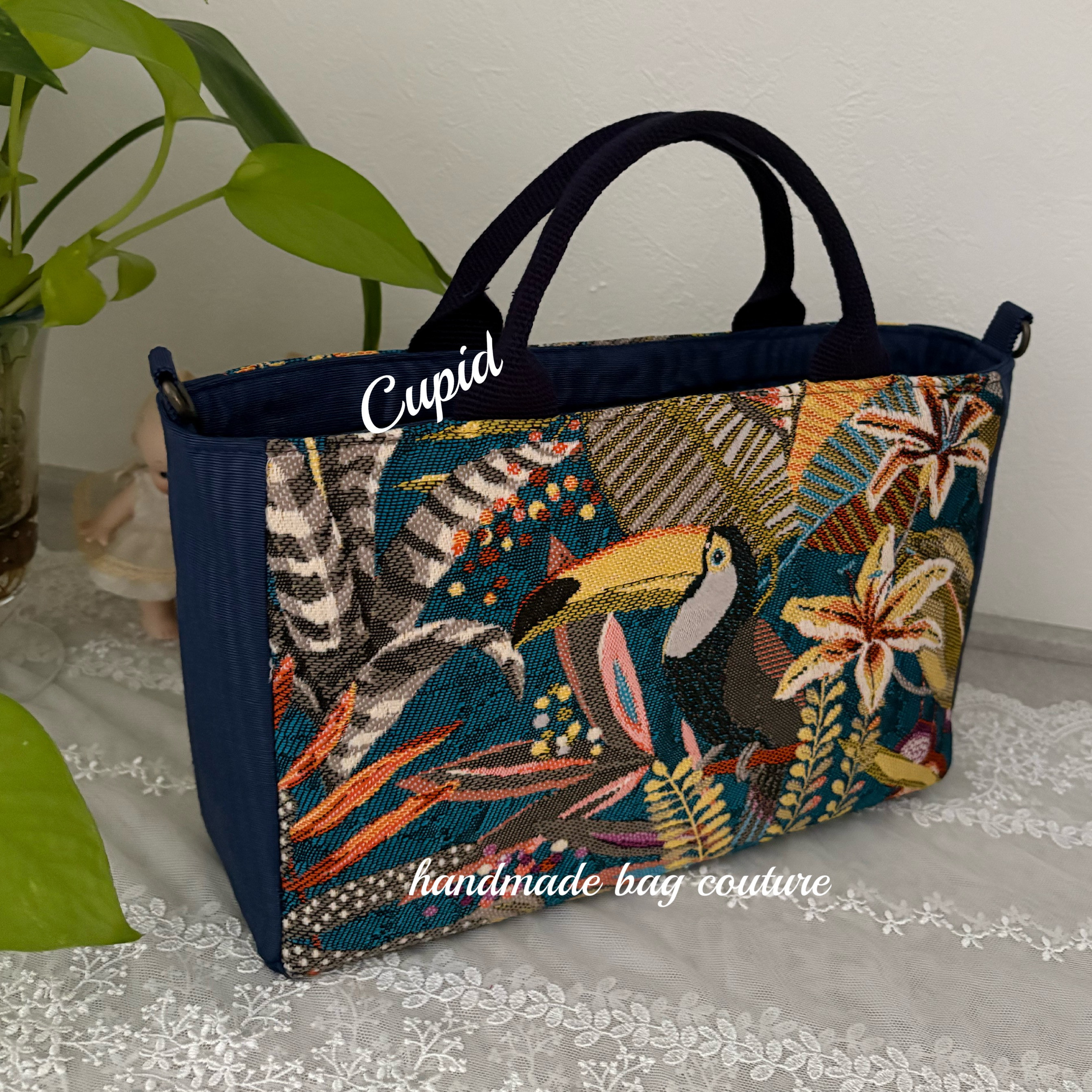 Eaphi ボタニカルジャガードバックリボンジャケット【完売商品】 Eaphi ボタニカルジャガードバックリボンジャケット【完売商品