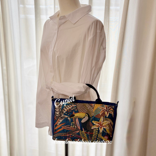 Eaphi ボタニカルジャガードバックリボンジャケット【完売商品】 Eaphi ボタニカルジャガードバックリボンジャケット【完売商品