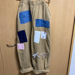 パッチワーク　ズボン 2枚目の画像