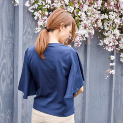 美しく風を感じる接触冷感Tシャツ｜ロイヤル 4枚目の画像