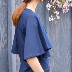 美しく風を感じる接触冷感Tシャツ｜ロイヤル 7枚目の画像