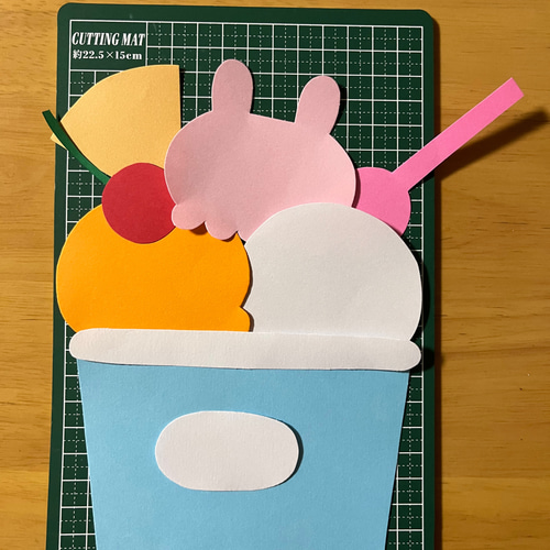 アイスクリーム 製作キット 夏 壁面 保育 ガーランド はる 通販