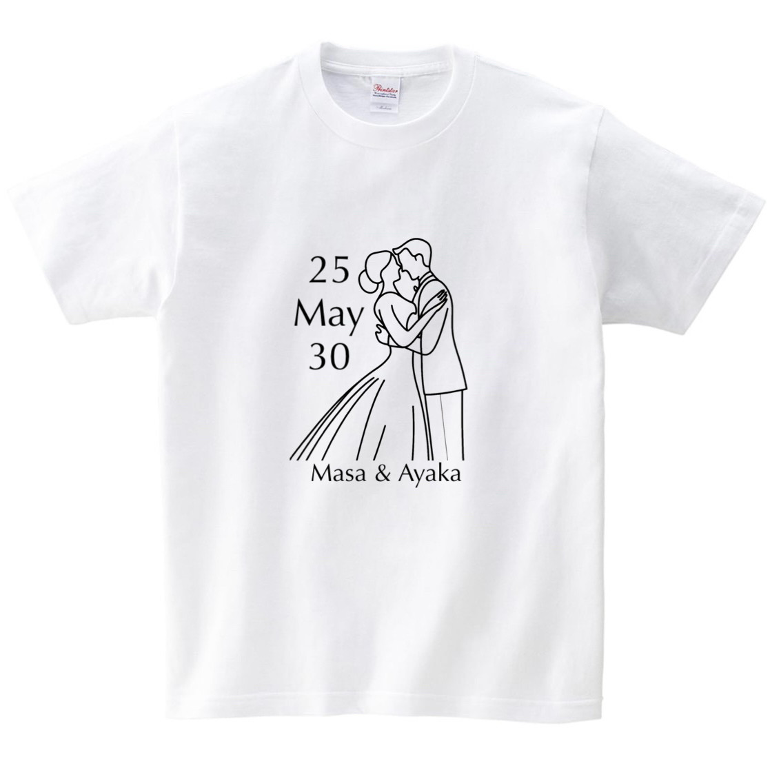 ペアTシャツ2枚セット wedding