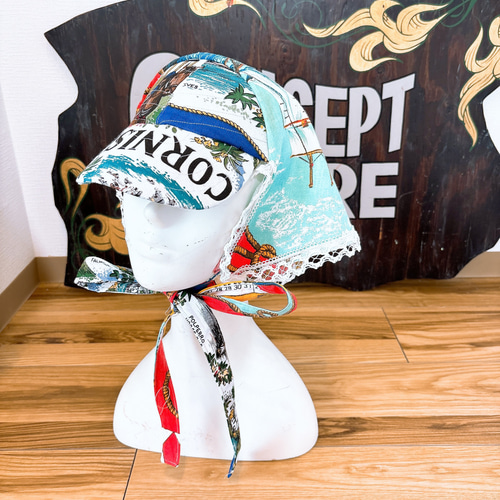 バブーシュカ付きキャップ 2wyバブーシュカ付きキャップ キャップ Concept store 通販