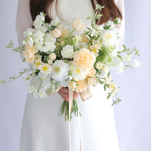 再販/受注】ふんわりエレガント/ナチュラル/エアリーブーケ