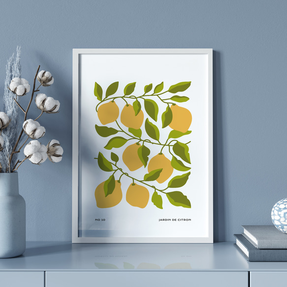 アートポスター 北欧インテリア レモンの木 ボタニカル シンプルデザイン 6648 8枚目の画像