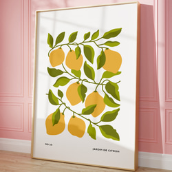 アートポスター 北欧インテリア レモンの木 ボタニカル シンプルデザイン 6648 5枚目の画像