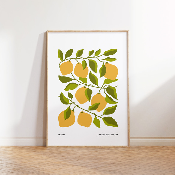 アートポスター 北欧インテリア レモンの木 ボタニカル シンプルデザイン 6648 3枚目の画像