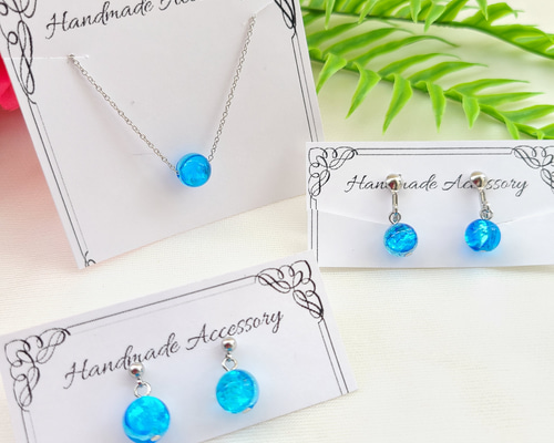 宮古島の透き通ったブルーの海♡《蓄光》ミヤコマリン♡ホタルガラス