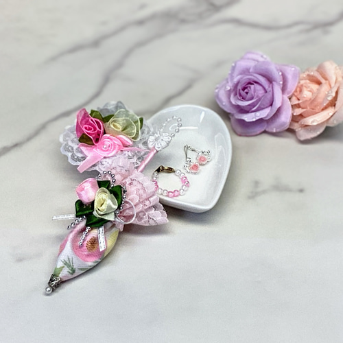 【さまま】まとめ売りカラードレス　パニエ　ネックレス&ピアス　ヘアアクセ付 KH-0580pink【結婚式 カラードレス レンタル】 – 結婚式準備